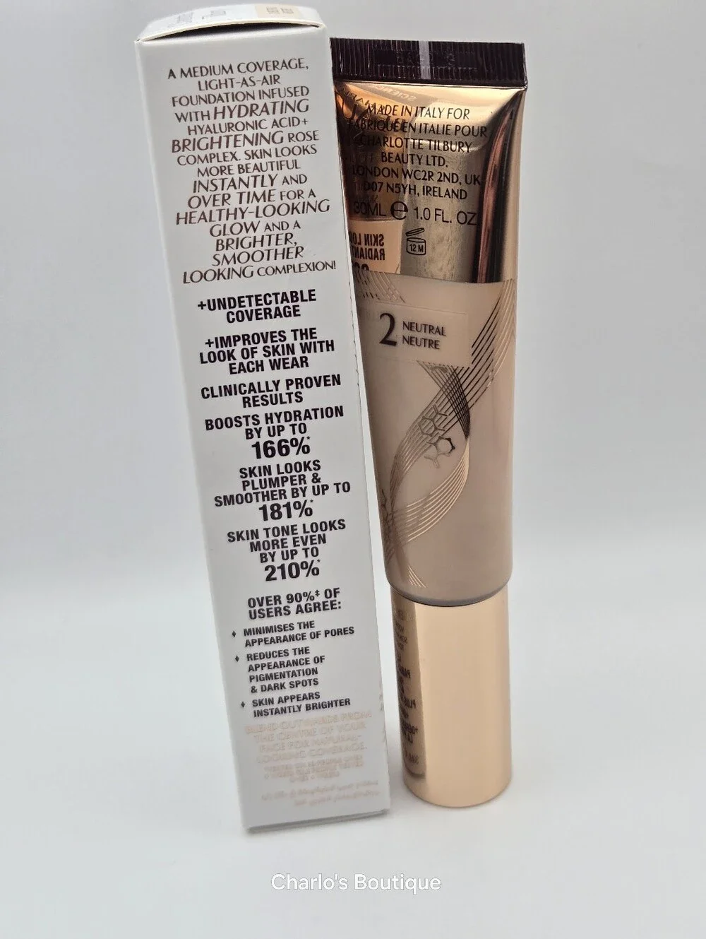 Charlotte Tilbury Beautiful Skin Foundation - 2 Neutral